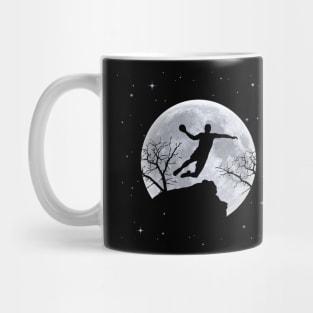 Handballer Moon Handball Team Handball Mug